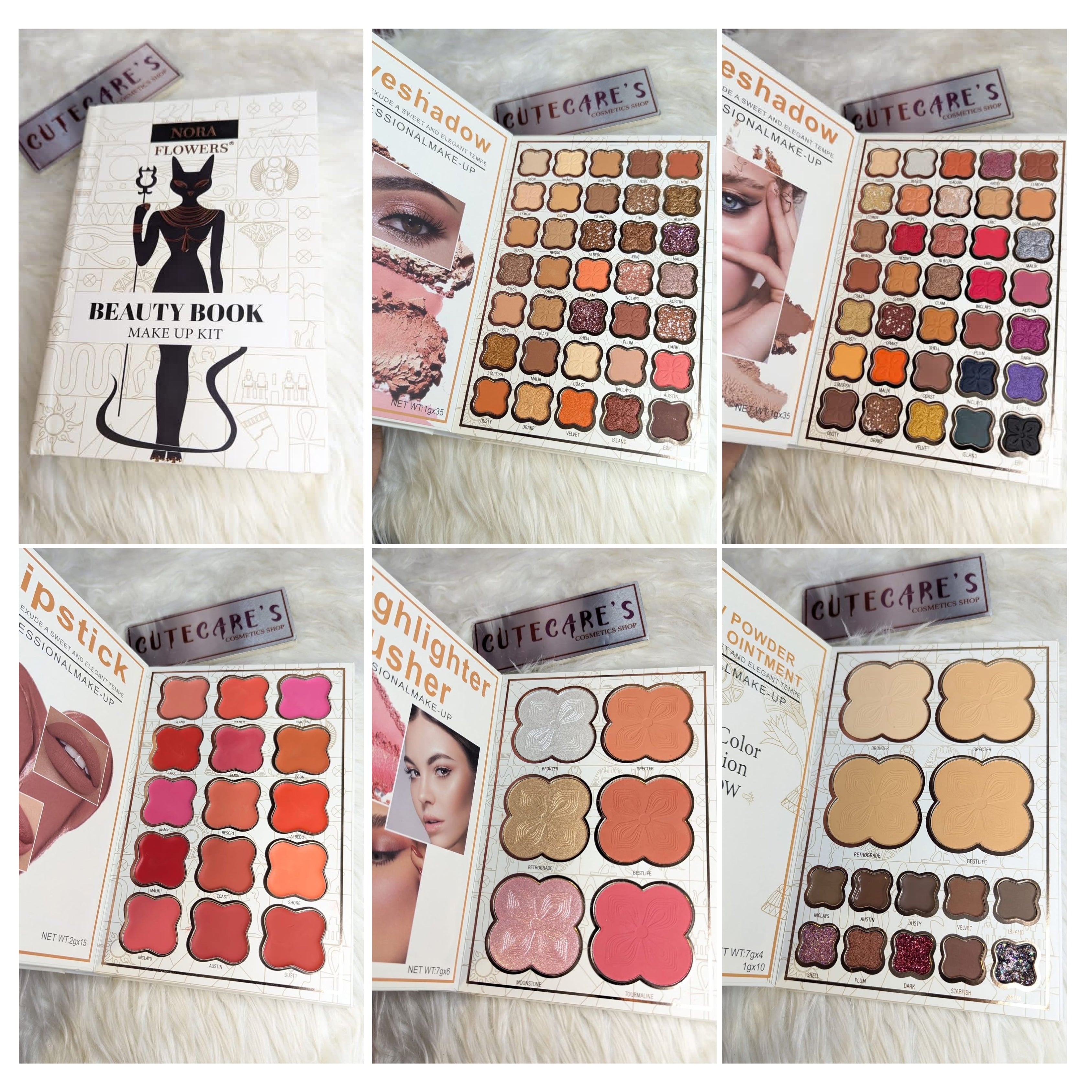 Beautyful 6 Fold Eyeshadow Pallete