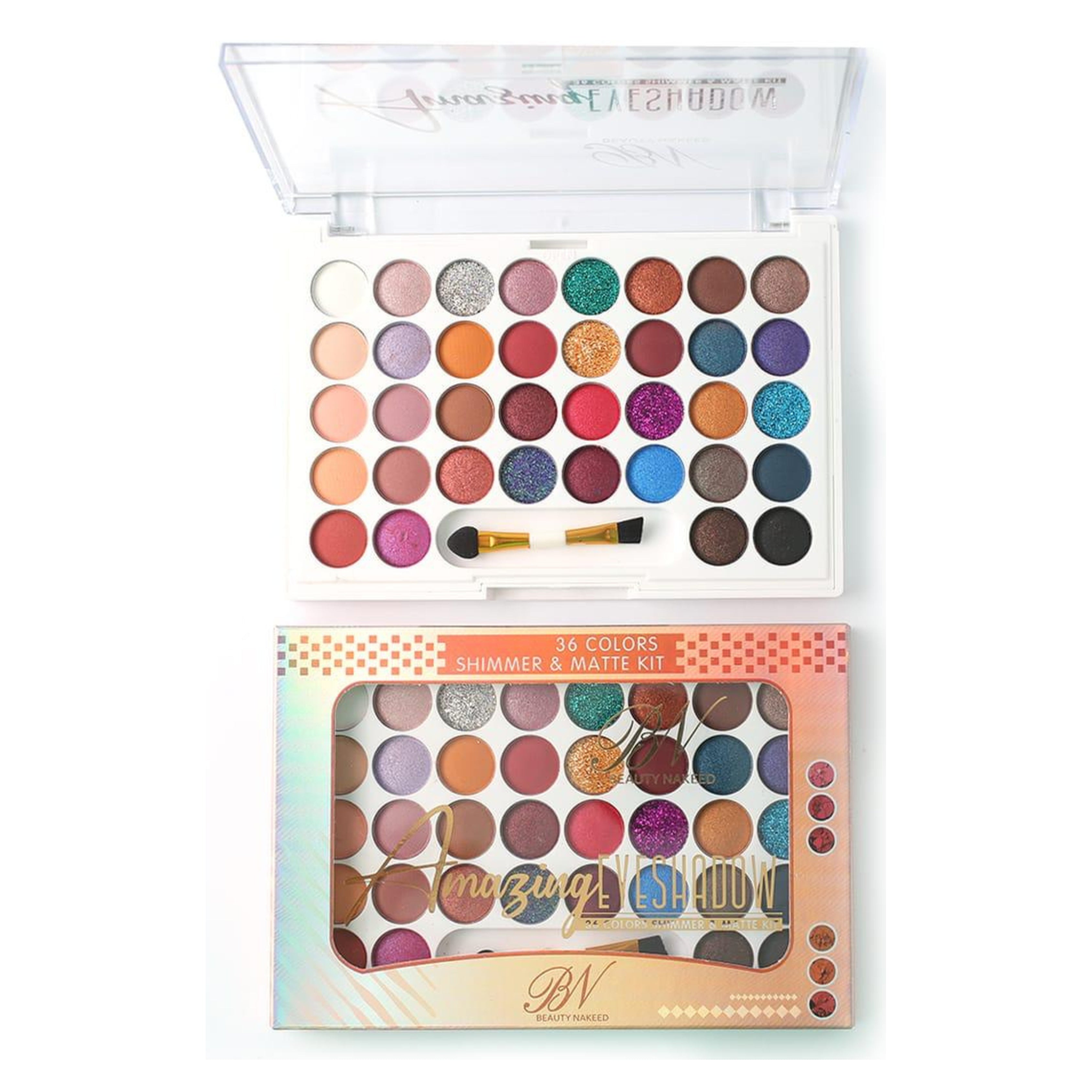 BN 36 Color Shimmer & Matte Kit Amazing Eye Shadow – beautygirl-pk