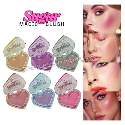 Miundo Heart Sugar Magic Blush Pack of 6