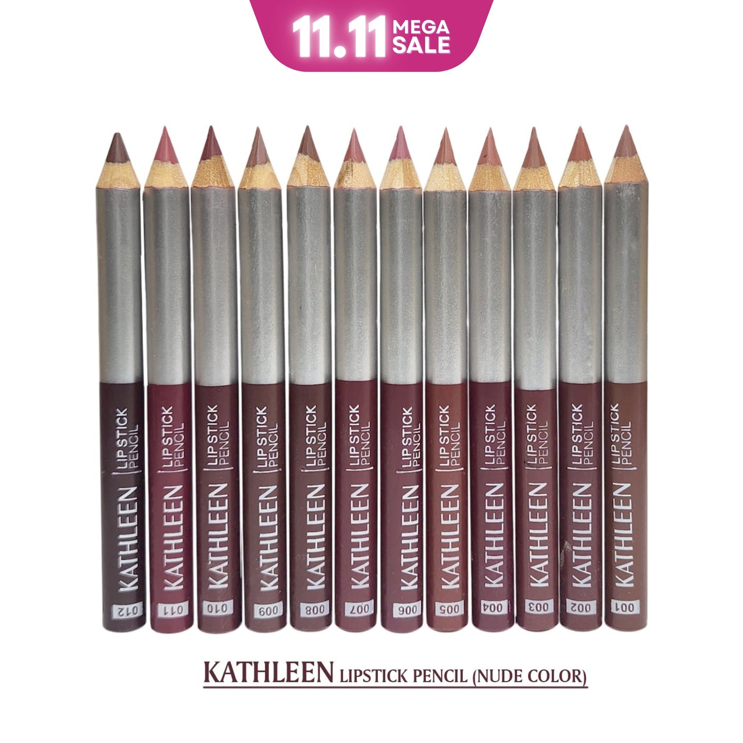 KATHLEEN Lipstick Pencil 12Pcs Set