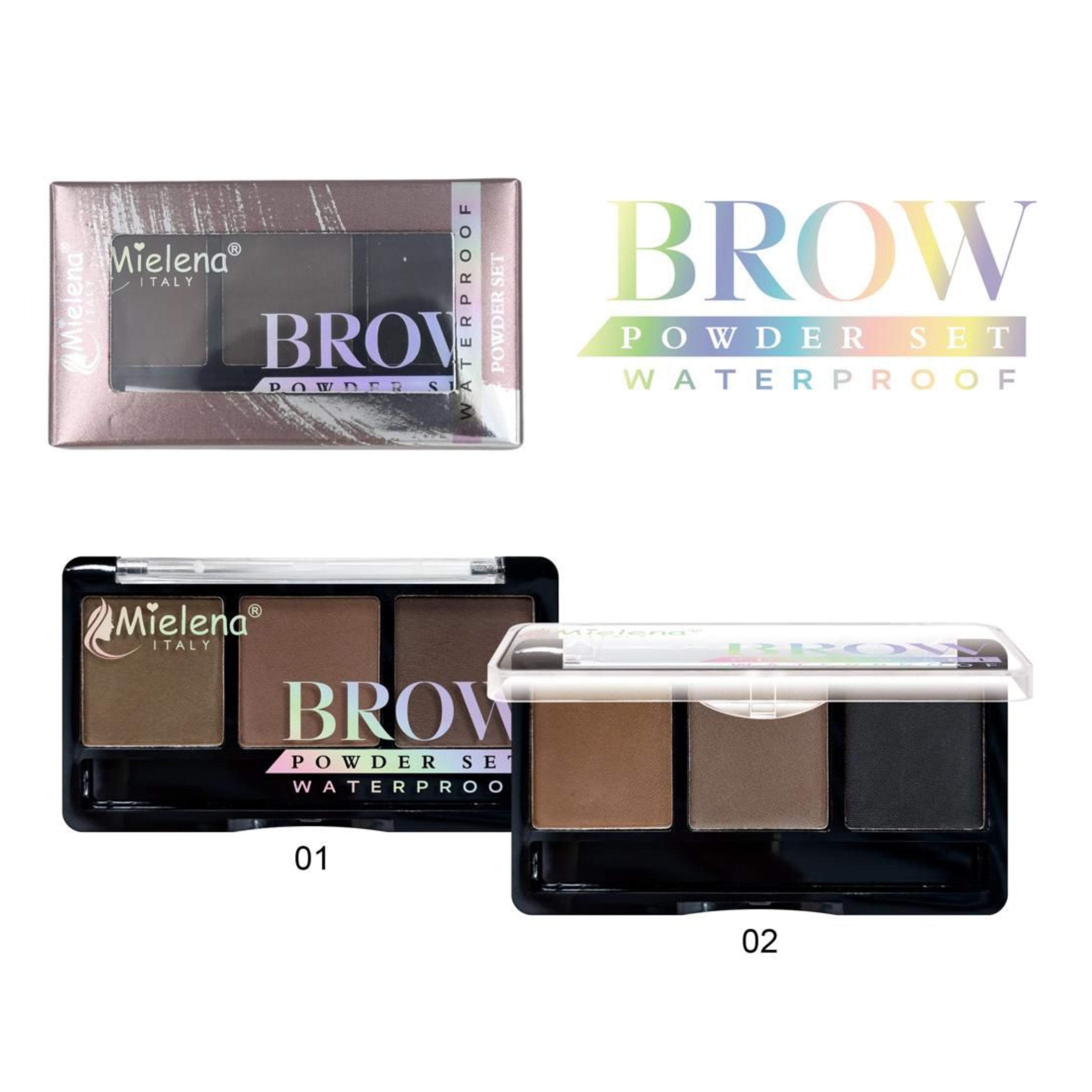 Mielena Italy 3 color Eyebrow Palette