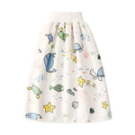 Baby Diaper Skirt Waterproof Urine Pants Washable Leakproof Skirt