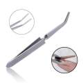 Stainless Steel Nail Tweezers Multi Purpose Function Acrylic Nails Shaping Tweezer Clip Nail Art Tool