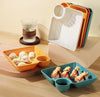 Square Dumpling 3Pcs Plate Set