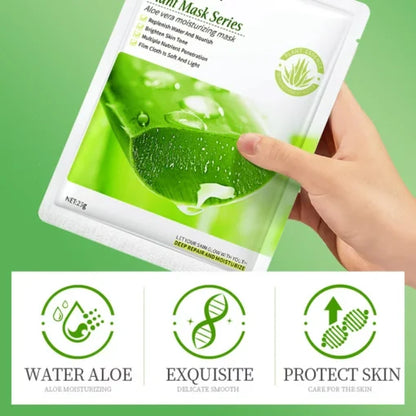 SADOER Aloe Vera Soft Moisturizing Face Sheet Mask