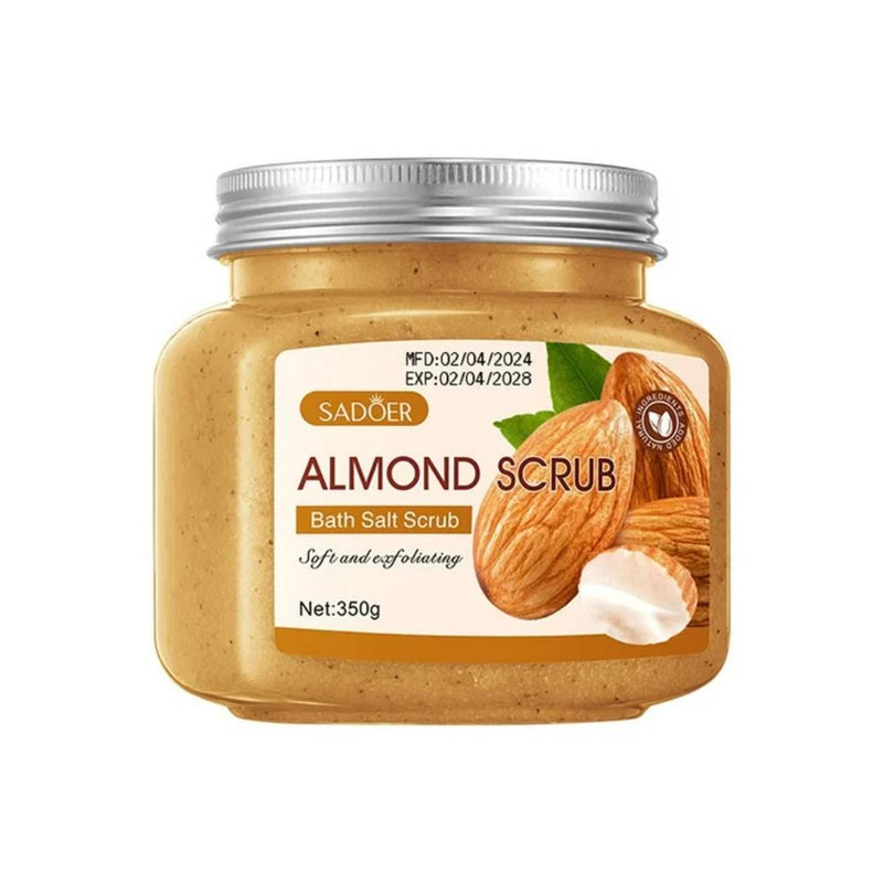 Sadoer Almond Scrub Soft And Exfoliating Bath Salt Scrub 350g