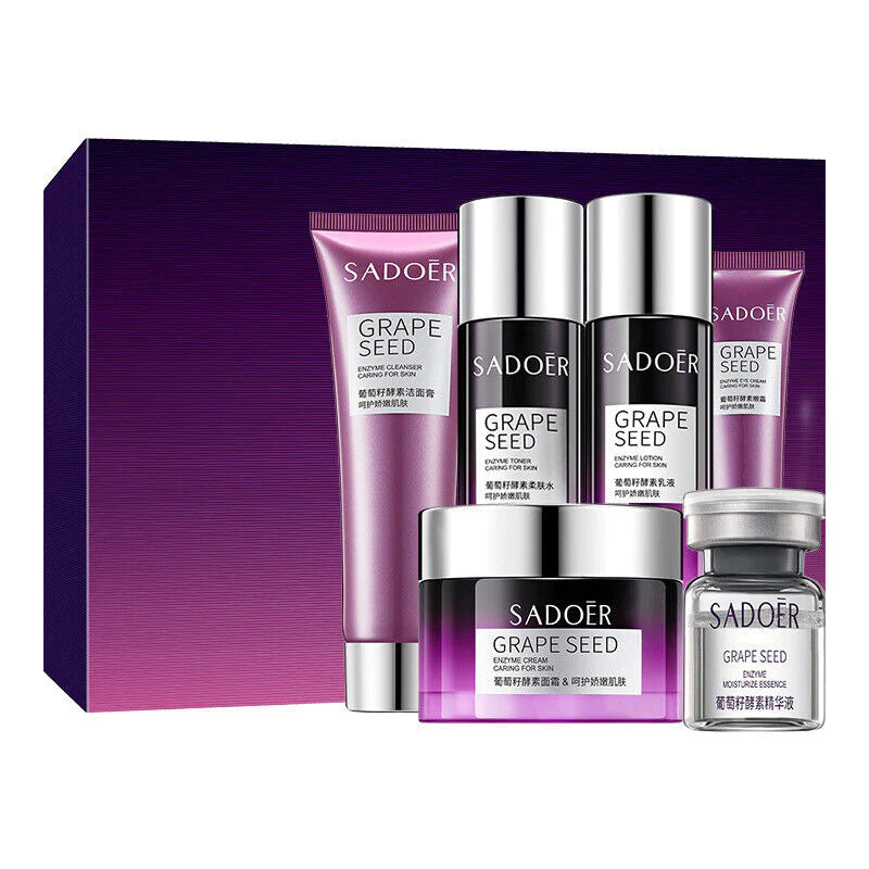 Sadoer 9in1 Grape Seed Enzyme Skin Care Kit