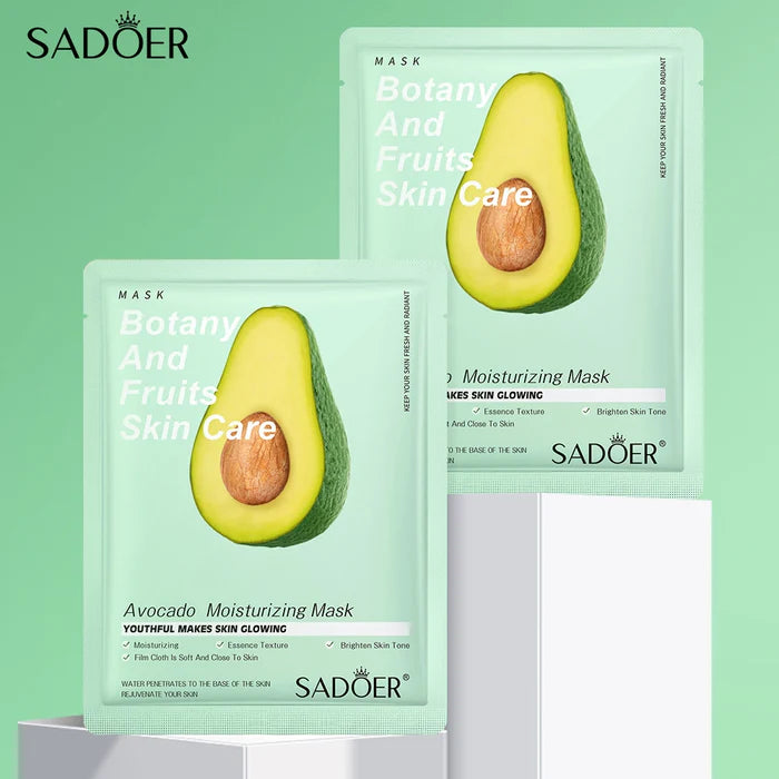 Sadoer Botany And Fruits Avocado Moisturizing Face Sheet Mask