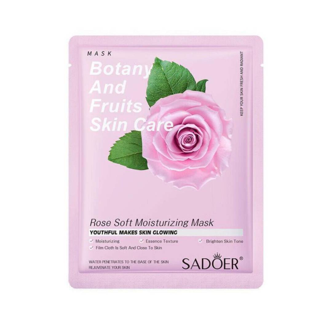 Sadoer Botany And Fruits Rose Moisturizing Face Sheet Mask