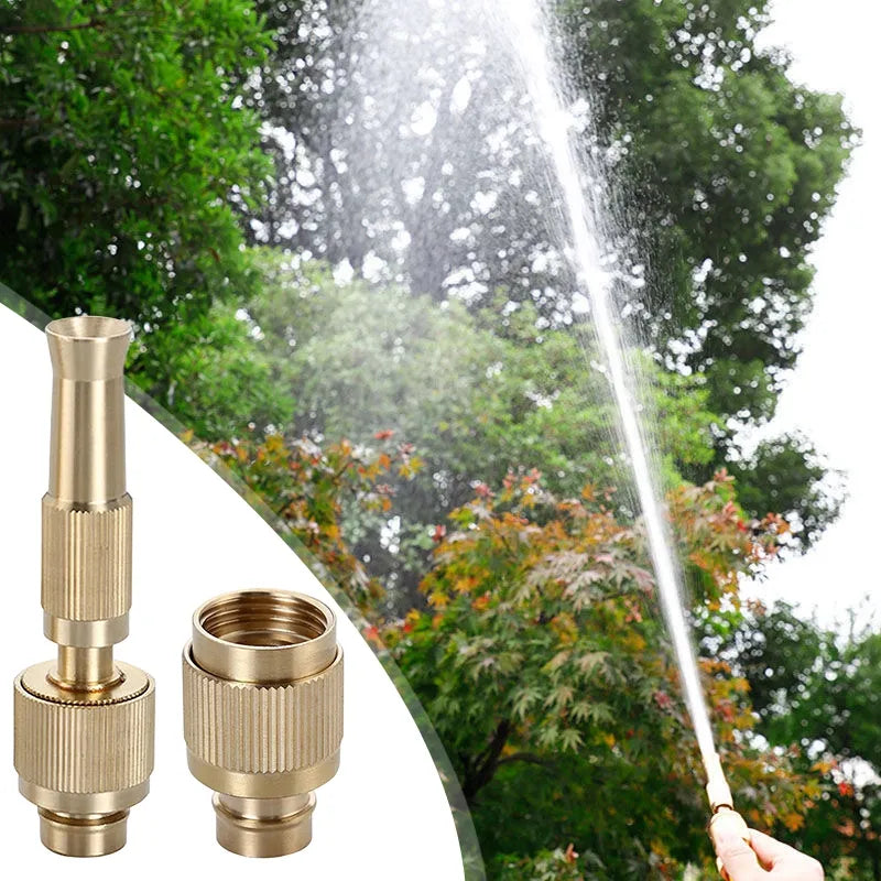 High Pressure Brass Nozzle Full Copper Material Integrated Direct Water Spray Nozzle Gun (high return)