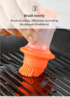 Extruded Silicone BBQ Oil Brush With Acrylic Bottle