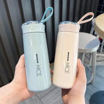 Nice Liner Creative Portable Travel Double Layer Insulated Mug Vacuum Flask Water Bottle