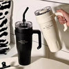 Nice Time Sitarayuri Coffee Stainless Steel Vacuum Insulated Tumbler With Lid Straw And Handle