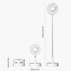 USB Rechargeable Portable And Foldable Mini Desk Fan Low Noise