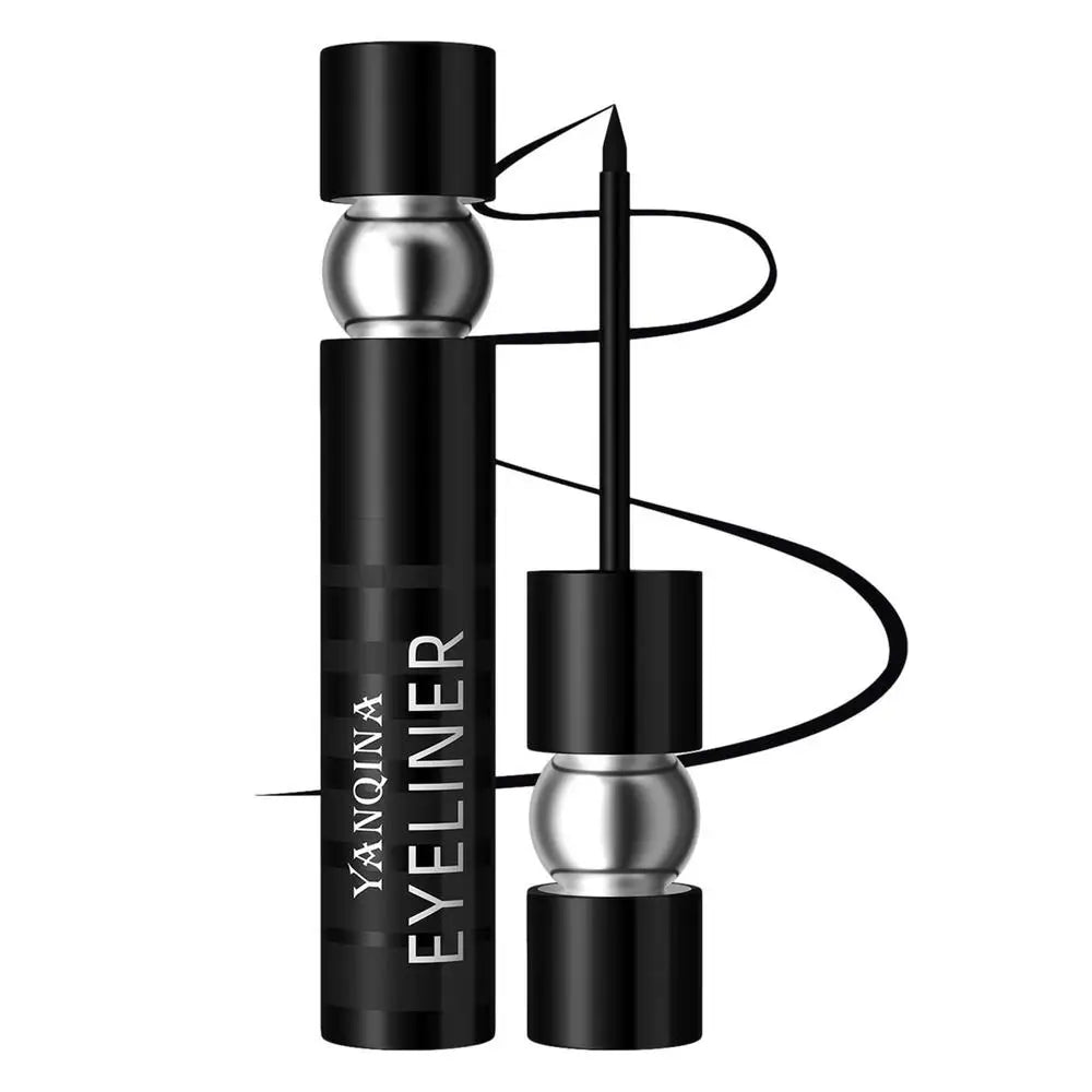 YANQINA Black Liquid Eyeliner Curl Mascara Quick Drying Waterproof