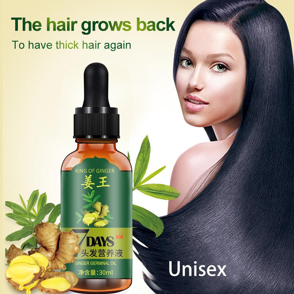 Aichun Beauty 7 Days Ginger Hair Growth Essence Oil Serum For Damaged Hair Treatment