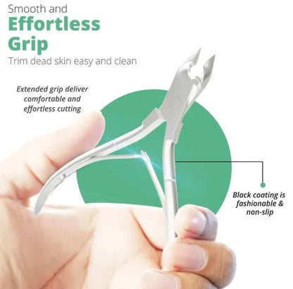 Stainless Steel Cuticle Nipper 4inch” Dull Removing Dead Skin Premium Quality