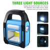 LED Solar Handheld Light Camping Lantern Multifunctional USB Charging Night Fishing Torch