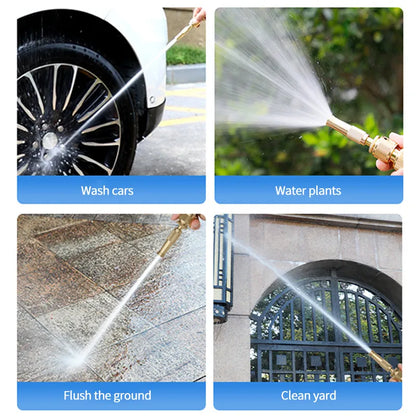 High Pressure Brass Nozzle Full Copper Material Integrated Direct Water Spray Nozzle Gun (high return)