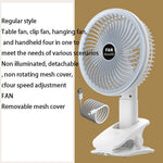 Portable Mini USB Rechargeable Turbo Fan 3 Speed Adjustable