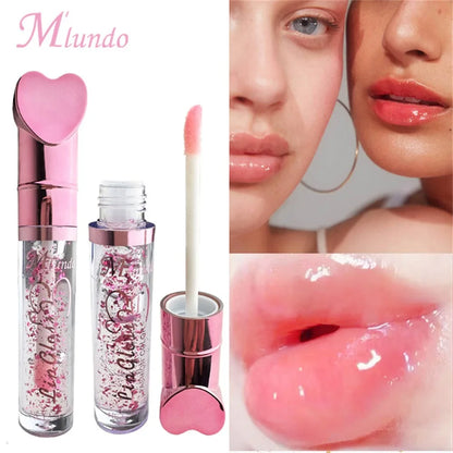 Miundo Heart Pink Magic Nonsticky Waterproof Lip Gloss