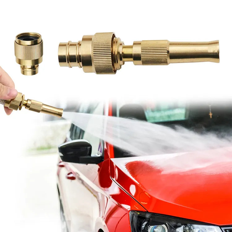 High Pressure Brass Nozzle Full Copper Material Integrated Direct Water Spray Nozzle Gun (high return)