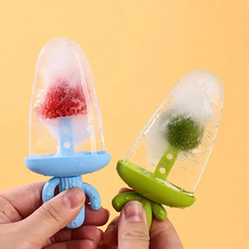 Ice Cream Popsicle Mold DIY Homemade Popsicle Box with Plastic Sticks