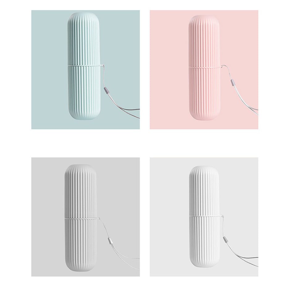 Portable Toothbrush And Toothpaste Storage Case Holder Box Organizer