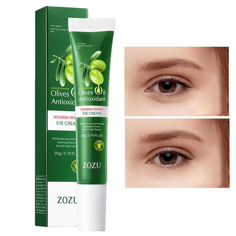 ZOZU Olive Oil Eye Cream Remove Dark Circles Reduce Fine Lines And Moisturizing Eye Cream 20g