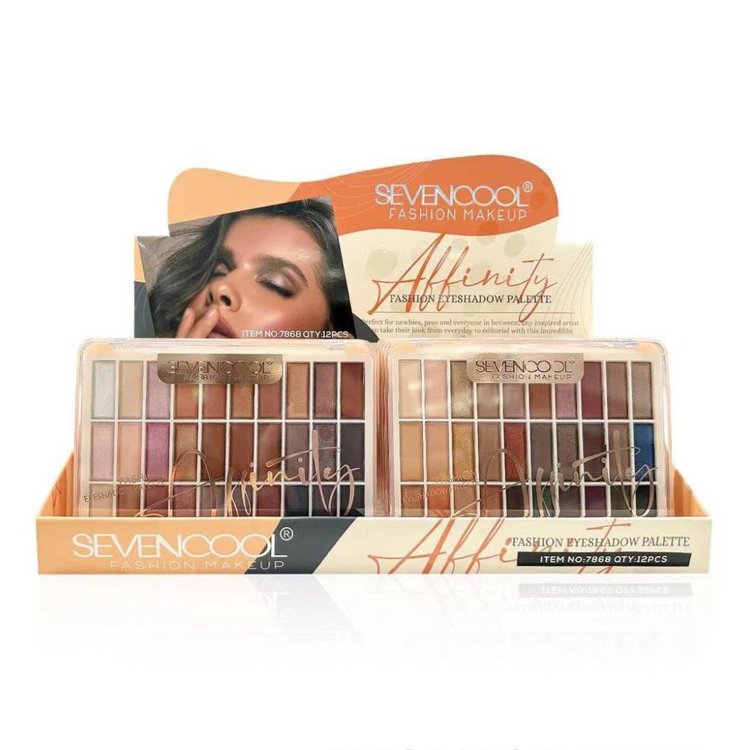 Seven Cool Affinity Fashion 30 Colors Eyeshadow Palette Pack Of 2