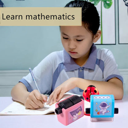 Reusable Digital Teaching Roller Stamp Addition and Subtraction Roller Stamp Within 100 Teaching Mathematics Practice Questions