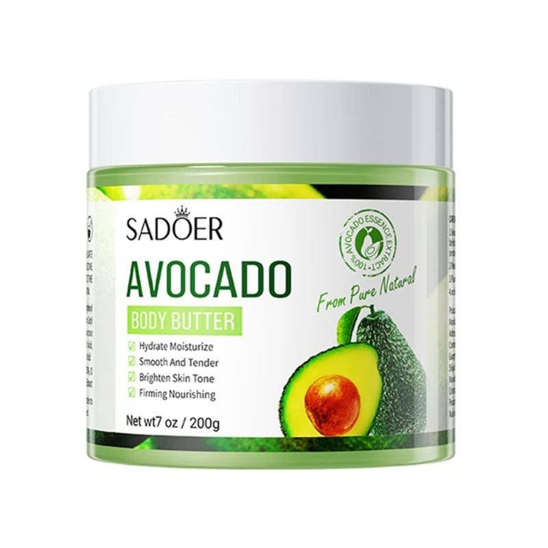 Sadoer Avocado Body Butter Brightening and Moisturizing Body Cream 200g