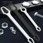 15in1 Multifunctional Self-tightening Wrench 8-22 mm Dual-Head Spanner Firm Clamping Chrome Vanadium Steel for Mechanical Engineering
