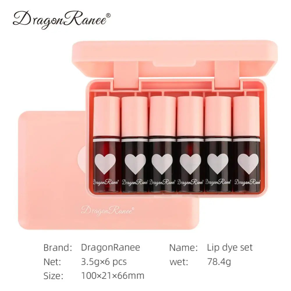 Dragon Ranee Pack of 6 Lip Tint And Cheek Stain