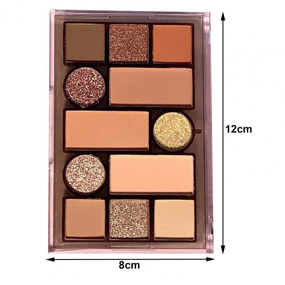Miss Lara Eyeshadow 12 Colors Eyeshadow Palette Matte Eyeshadow Contour Blush Makeup Palette