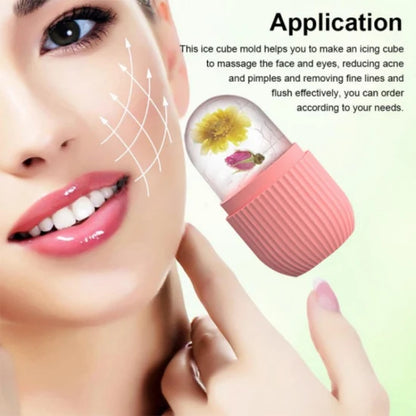 Ice Face Roller Reduce Acne Instant Face Brighten Roll Ball Mold