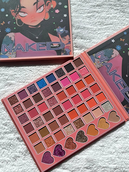 Naked Flower Complete Glam Multi-Use Makeup Palette – Soft to Bold Looks