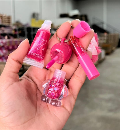 Lucky Model 3in1 New Key Chain Lipgloss