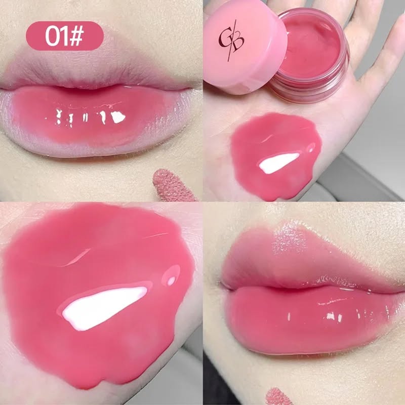 Gege Bear Jam Lip Honey Moisturizing and Shiny Lip Balm Jar