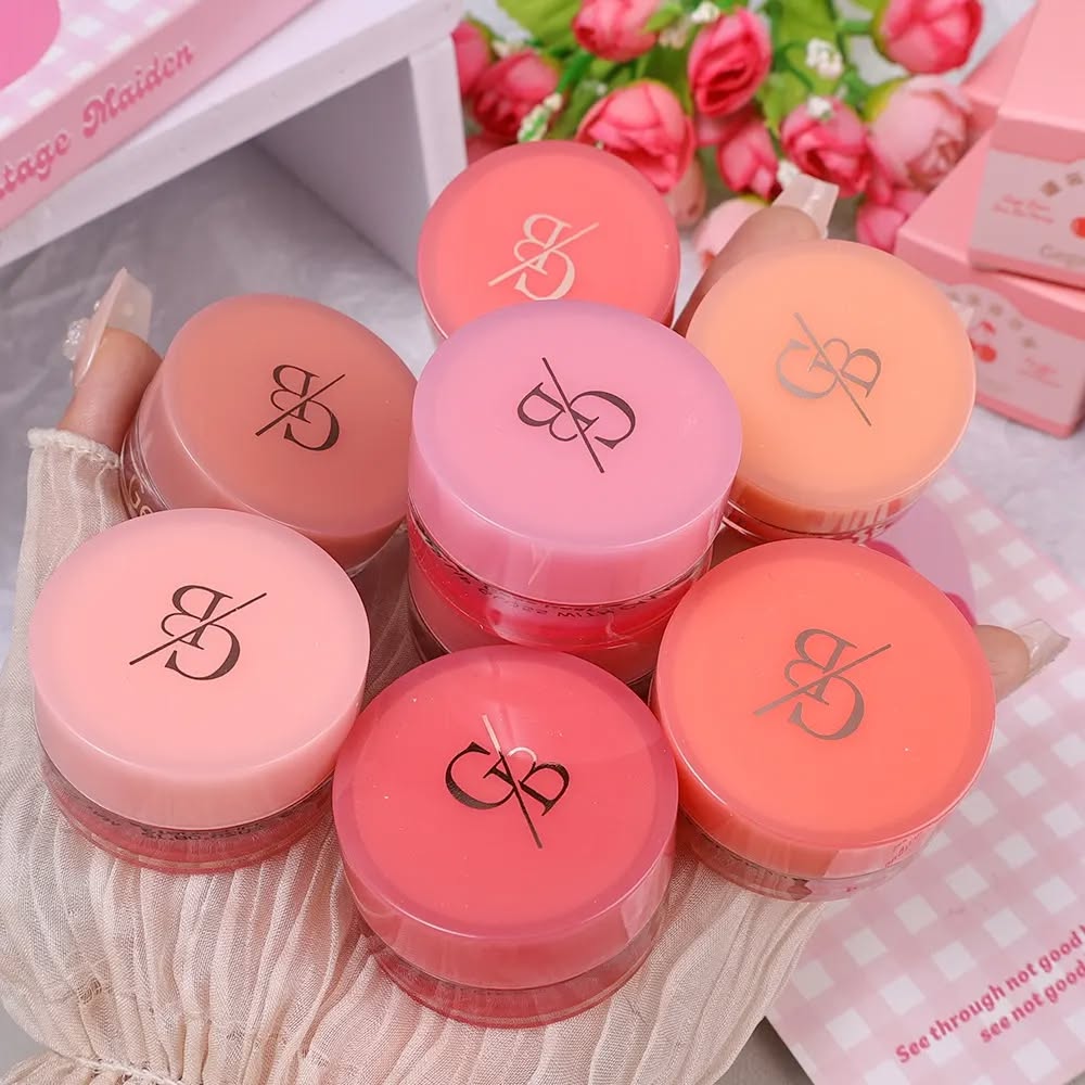 Gege Bear Jam Lip Honey Moisturizing and Shiny Lip Balm Jar