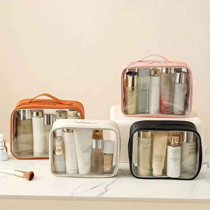 Multifunctional Portable New PVC Transparent Makeup Cosmetic Bag Organizer