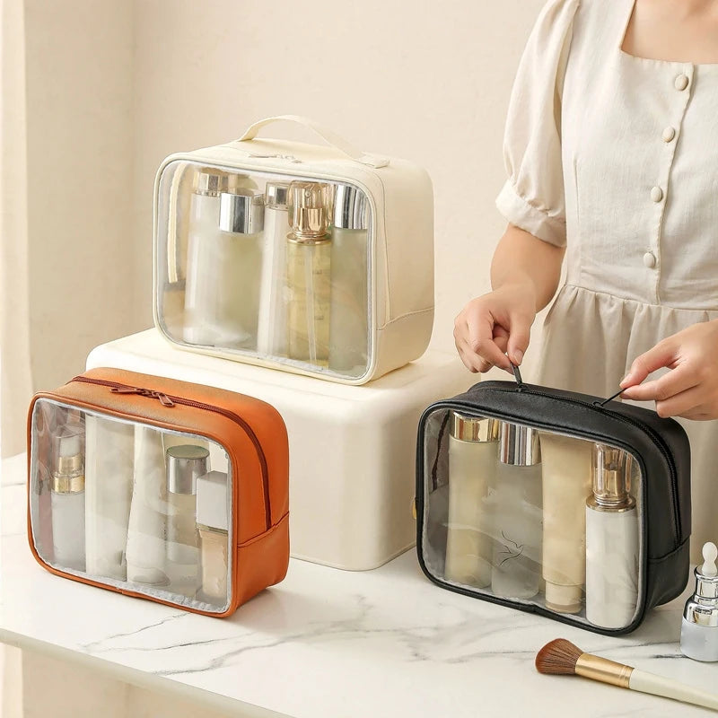 Multifunctional Portable New PVC Transparent Makeup Cosmetic Bag Organizer
