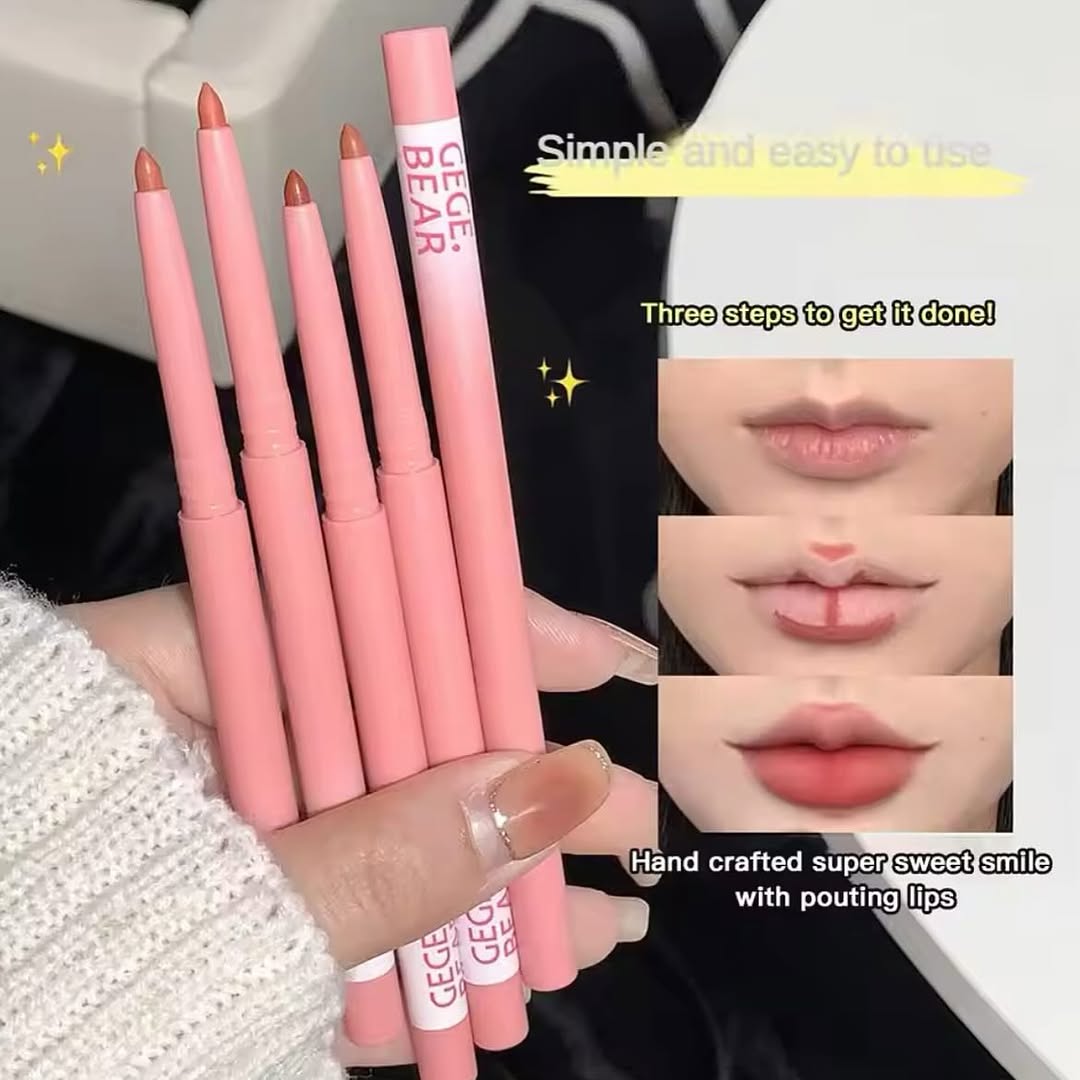 Gege Bear Matte Lip Liner 8Pcs Set