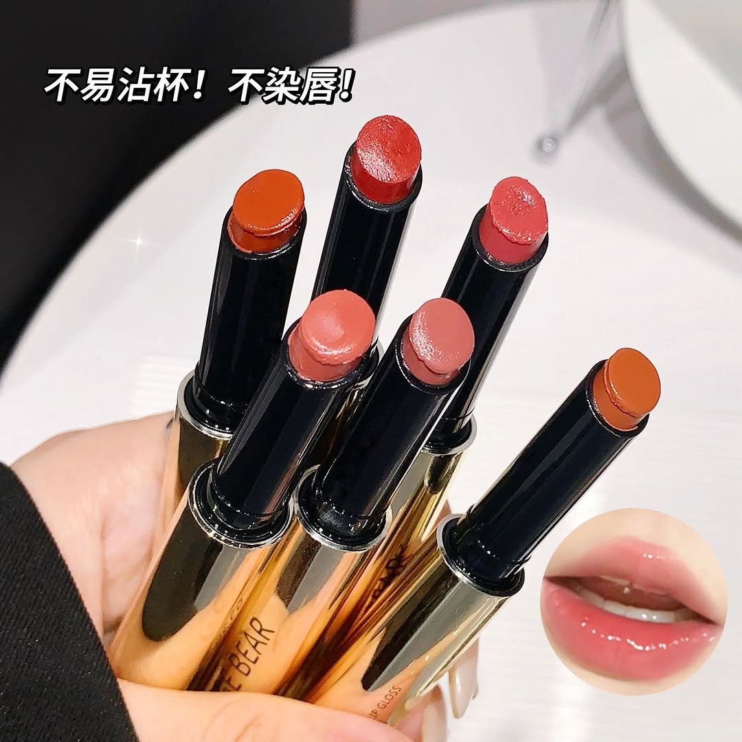 Gege Bear Push Button Lipstick Pack of 6