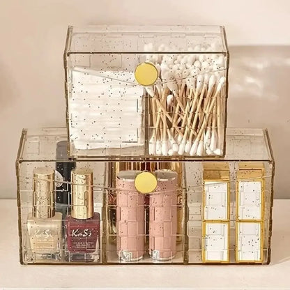 Multipurpose Luxury Acrylic Dustproof Makeup Cosmetic Organizer