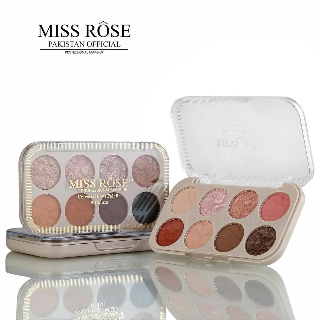 Miss Rose 8 Color Celestial Love Eyeshadow Palette