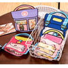 Multipurpose Cute School Bag Shape Zip Lock Seal Packaging Bag 4Pcs Pack