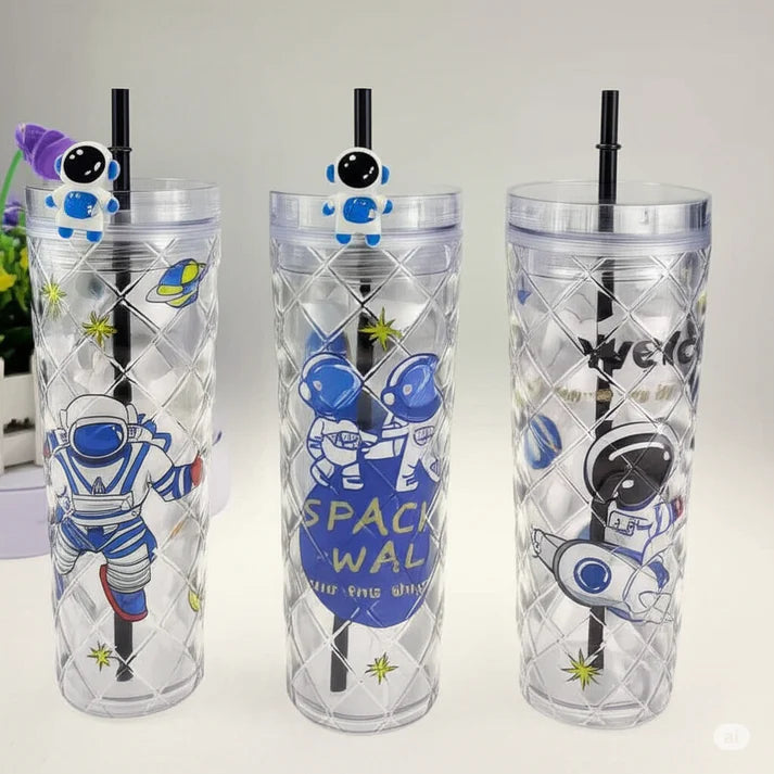 Space Explorer Tumbler Sipper For Kids