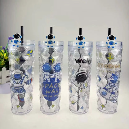 Space Explorer Tumbler Sipper For Kids