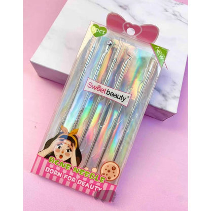 Sweet Beauty Black Head Remover Acne Needle 6Pcs Kit